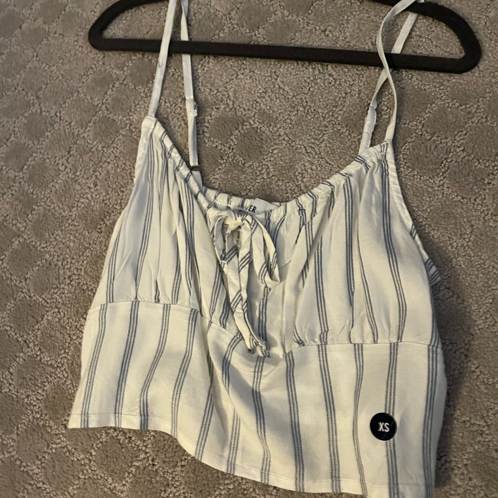 Hollister striped tank top